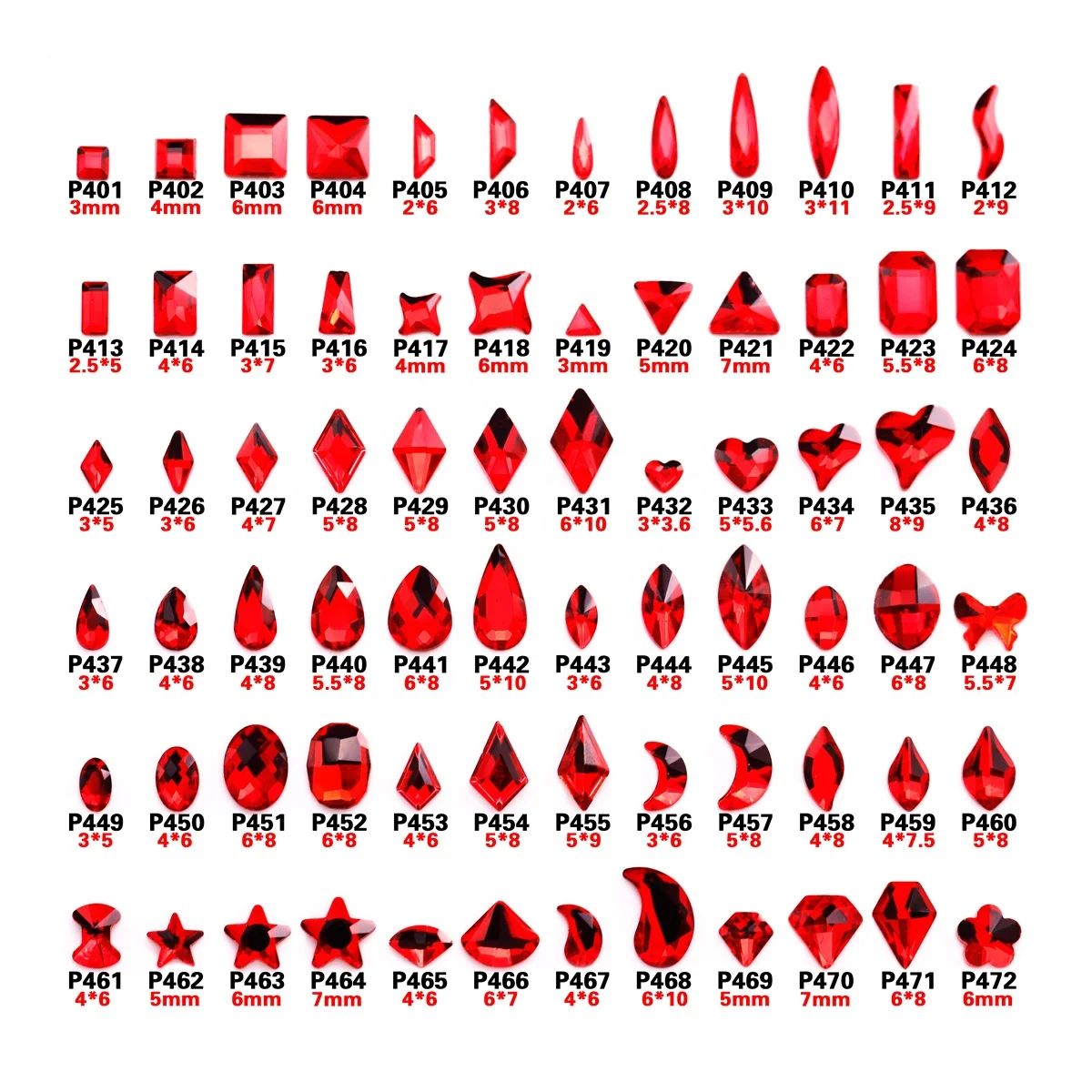 nail salon professional product Multi Shape red Glass Crystal Flatback Nail Art Fancy Rhinestone, Red color
nail salon professional product Multi Shape red Glass Crystal Flatback Nail Art Fancy Rhinestone, Red color