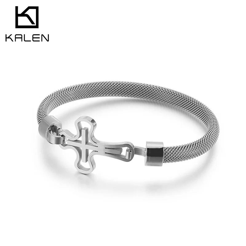 Europe and America simple titanium steel men and women's general Bracelet rust steel cross Mesh bracelet jewelry wholesale, Silver/gold/rose gold
Europe and America simple titanium steel men and women's general Bracelet rust steel cross Mesh bracelet jewelry wholesale, Silver/gold/rose gold