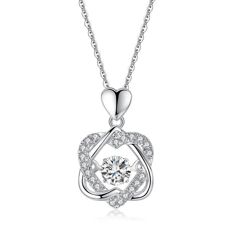 jewelry necklace 925 Sterling silver jewelry fashionable girly love chain heart necklace
jewelry necklace 925 Sterling silver jewelry fashionable girly love chain heart necklace