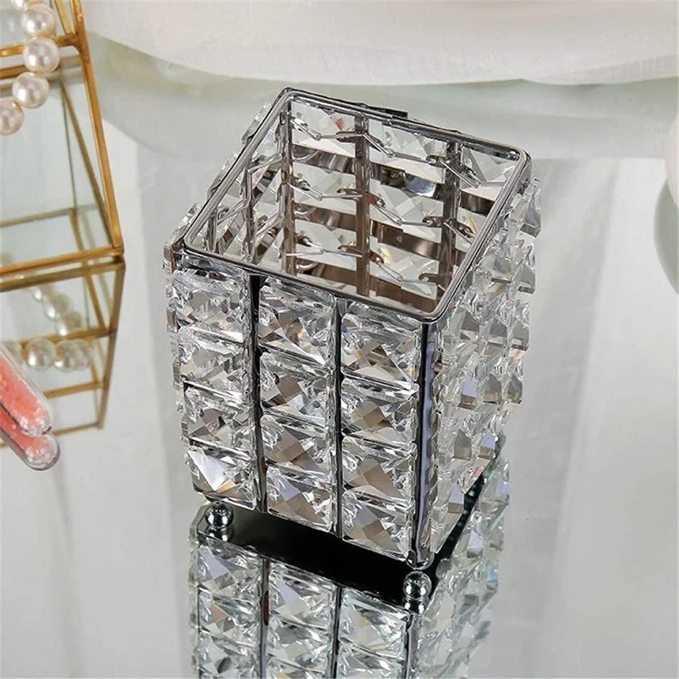 Makeup Brush Holder Organizer Golden Crystal Bling Gold Comb Brushes Pen Pencil Storage Box Container, Silver/gold
Makeup Brush Holder Organizer Golden Crystal Bling Gold Comb Brushes Pen Pencil Storage Box Container, Silver/gold