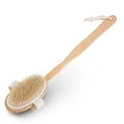 Factory Direct Price Boar Long Handle Bath Brush Dry Skin Body Brush
