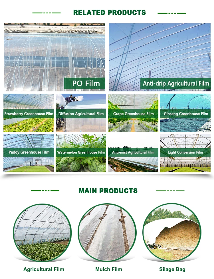 Advanced Technology Greenhouse Film Plastic 200 Micron Greenhouse Film