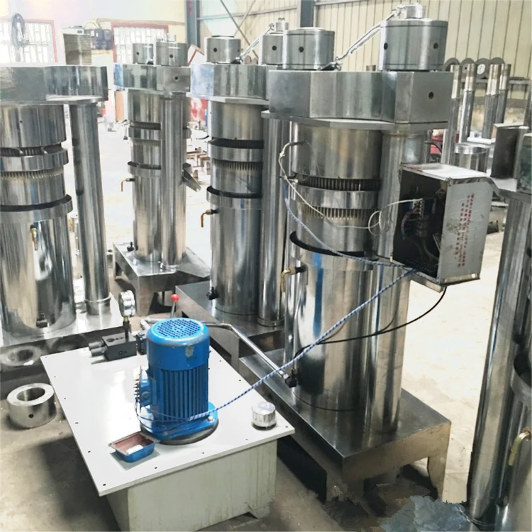 Palm Kernel Olive Coconut Almond Hydraulic Oil Press Machine
