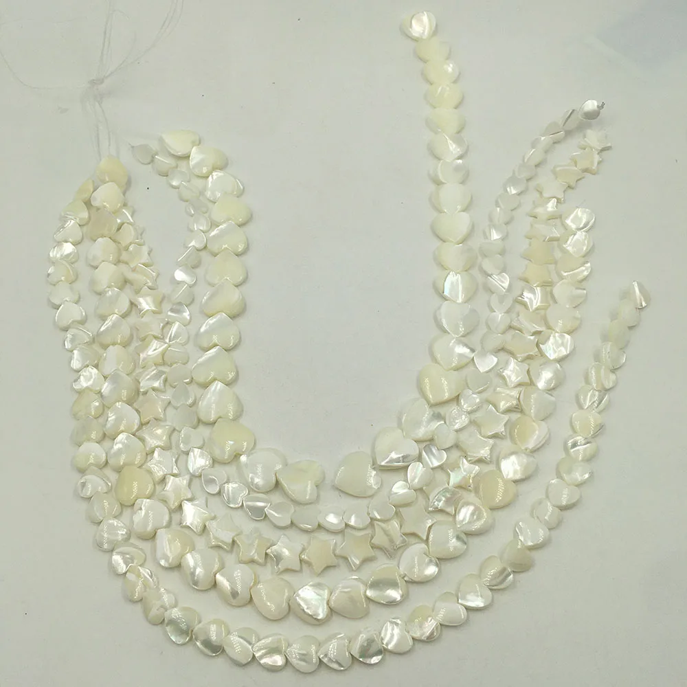 Wholesale price 39 cm ,8-15 mm heart ,star nature shell pearl in strand ,DIY BEADS for jewelry making, Nature white 
Wholesale price 39 cm ,8-15 mm heart ,star nature shell pearl in strand ,DIY BEADS for jewelry making, Nature white