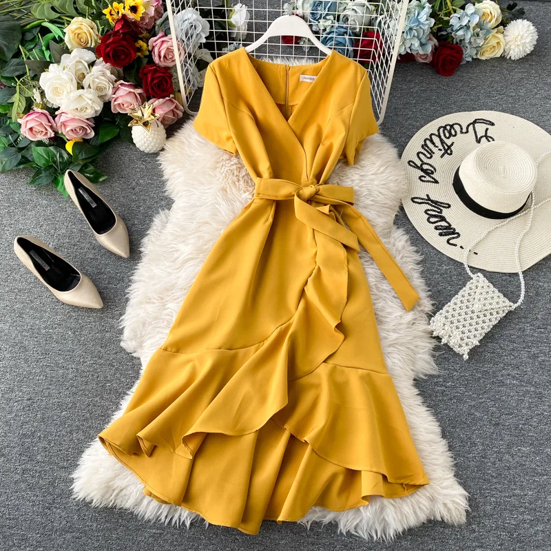 2022 fashion womens casual clothing v-neck sun maxi dresses african lady free shipping summer elegant casual dresses, Picture color
2022 fashion womens casual clothing v-neck sun maxi dresses african lady free shipping summer elegant casual dresses, Picture color