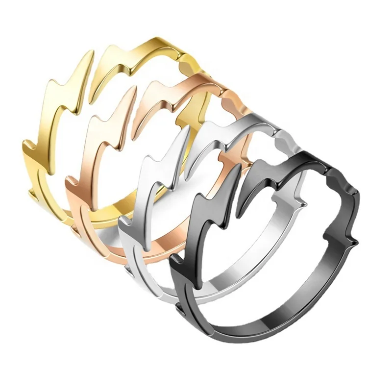 Open Rings Adjustable Hip Hop Jewelry Gold Simple Plated Geometric Cute Hot Sales Women Metal Opp Bag Stainless Steel Lightning
Open Rings Adjustable Hip Hop Jewelry Gold Simple Plated Geometric Cute Hot Sales Women Metal Opp Bag Stainless Steel Lightning