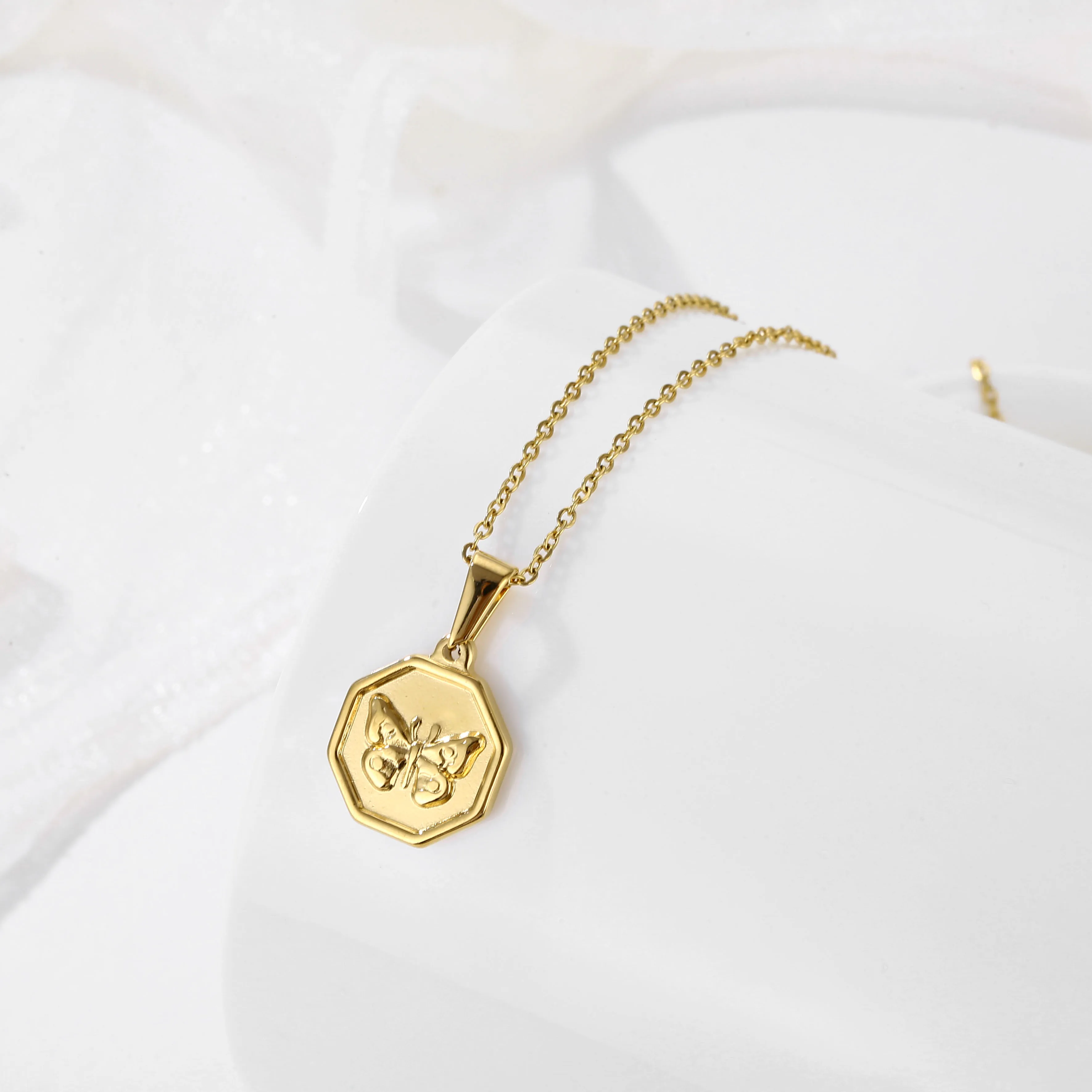 Delicate Fashion Custom Stainless Steel Jewelry Women Butterfly Pendant Necklace Chain Birthday Gift
Delicate Fashion Custom Stainless Steel Jewelry Women Butterfly Pendant Necklace Chain Birthday Gift