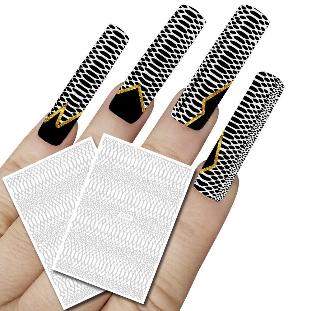 Serpentine Stripe design nail decals Self Adhesive 3D Nail Art Stickers Decoration Supplies
Serpentine Stripe design nail decals Self Adhesive 3D Nail Art Stickers Decoration Supplies