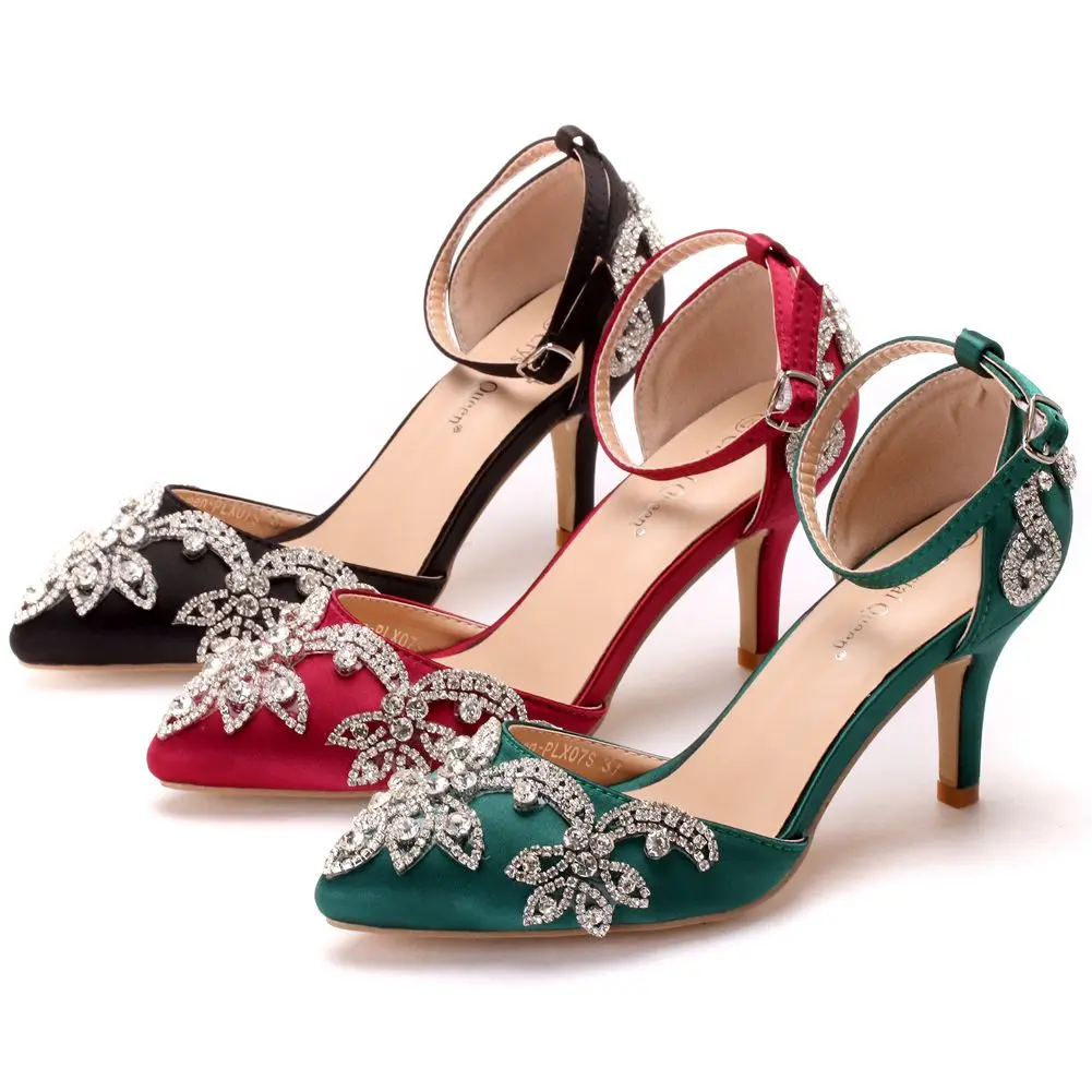 Shoes Woman Luxury Diamond White High Heels Pumps Wedding Sandals Bridal Elegant Ankle Strap Party Dress Wedding Sandals
Shoes Woman Luxury Diamond White High Heels Pumps Wedding Sandals Bridal Elegant Ankle Strap Party Dress Wedding Sandals