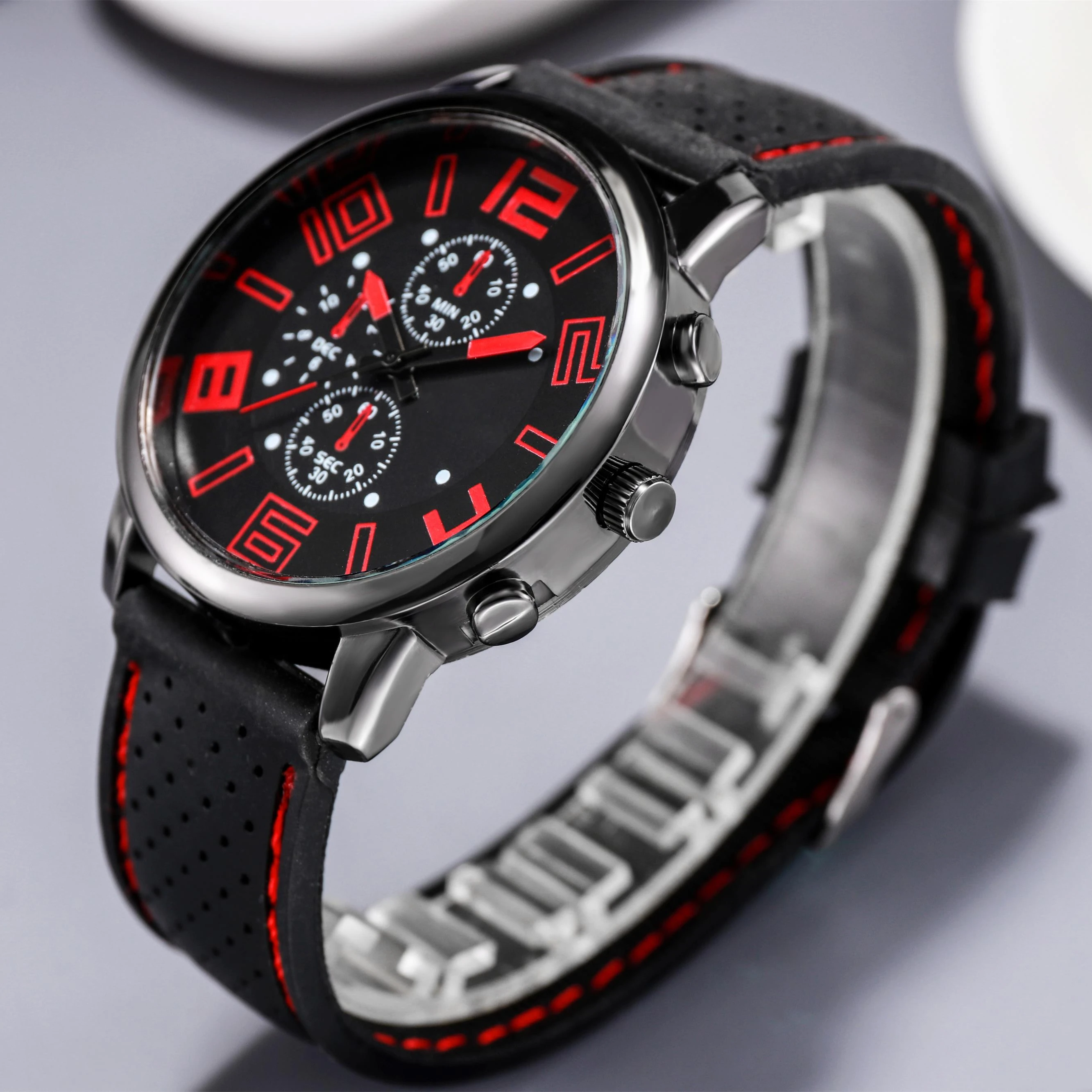 Personalized Big Digital Dial Quartz Wristwatches Mens Silicone Sport Watch Outdoor Man Watches
Personalized Big Digital Dial Quartz Wristwatches Mens Silicone Sport Watch Outdoor Man Watches