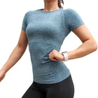 Chenhao Blue Seamless Sportswear Clothing Quickly Dry Women Sports Wear Yoga Top Fitness Sexy Gym Wear