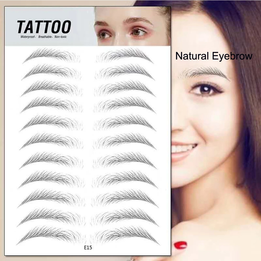 Custom Professional 3D Imitations Ecological Natural Eyebrow Disposable Transfer Eyebrow Sticker, Transparent & black
Custom Professional 3D Imitations Ecological Natural Eyebrow Disposable Transfer Eyebrow Sticker, Transparent & black