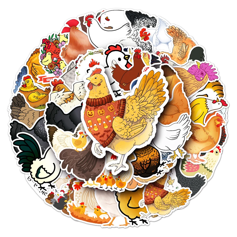 50pcs Cute Animal Chicken Cartoon Sticker DIY Decorative Laptop iPad Waterproof Sticker
50pcs Cute Animal Chicken Cartoon Sticker DIY Decorative Laptop iPad Waterproof Sticker
