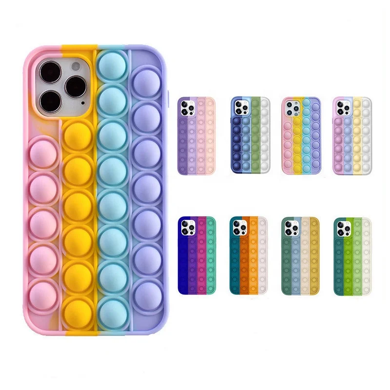 Anxiety Stress Relief Push Popped Bubble Fidget Sensory Toy Silicone Phone Case For iPhone XR XS 11 12 Pro Max
Anxiety Stress Relief Push Popped Bubble Fidget Sensory Toy Silicone Phone Case For iPhone XR XS 11 12 Pro Max