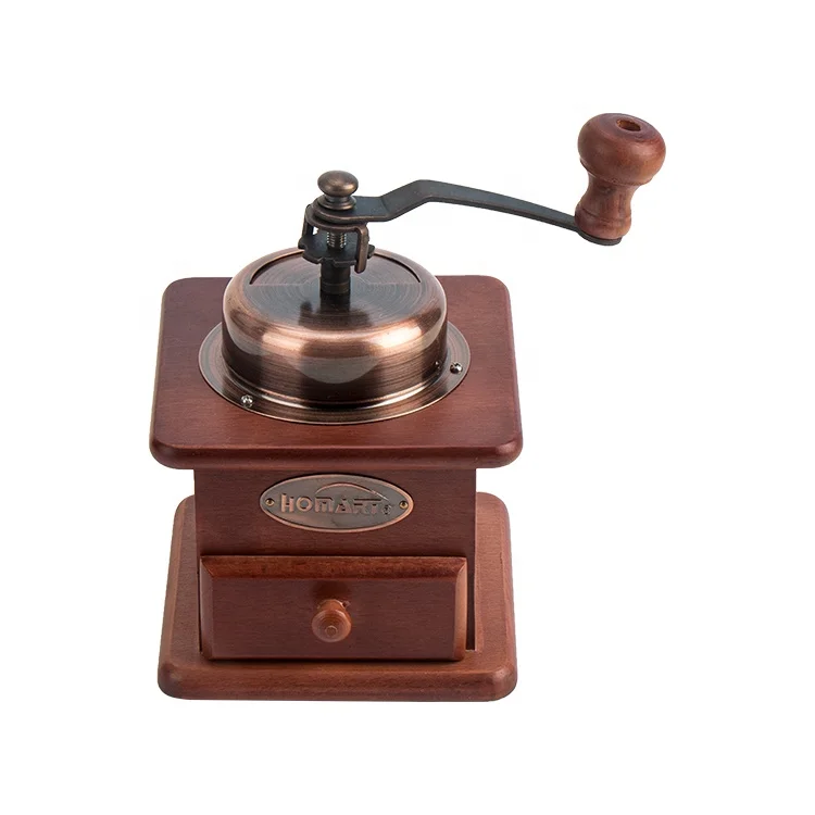 Vintage Wooden Hot Sale Portable Coffee Grinders for Drip Coffee French Press Hand Coffee Manual Grinders, Black ,gray ,brown
Vintage Wooden Hot Sale Portable Coffee Grinders for Drip Coffee French Press Hand Coffee Manual Grinders, Black ,gray ,brown