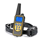 Remote control dog training collar for dog bark control with 3 function shock vibration beep