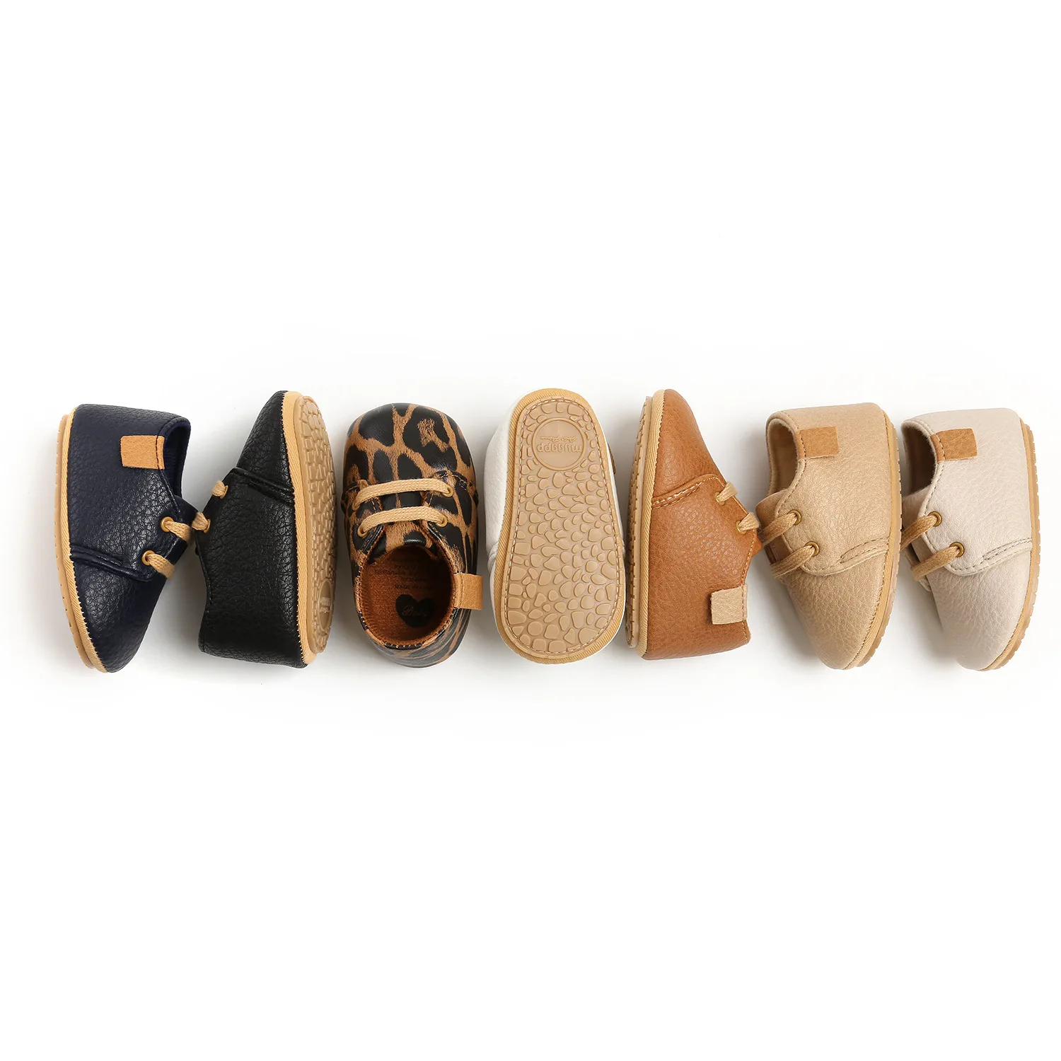 2020 Leisure Style Pure Color Antiskid TPR Sole Baby Shoes New Born Walking Baby Shoes details
