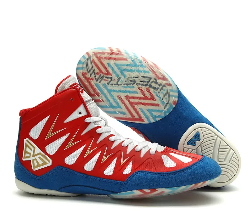 New Fashion Breathable professional sport training wrestling for men and women, Red-blue
New Fashion Breathable professional sport training wrestling for men and women, Red-blue
