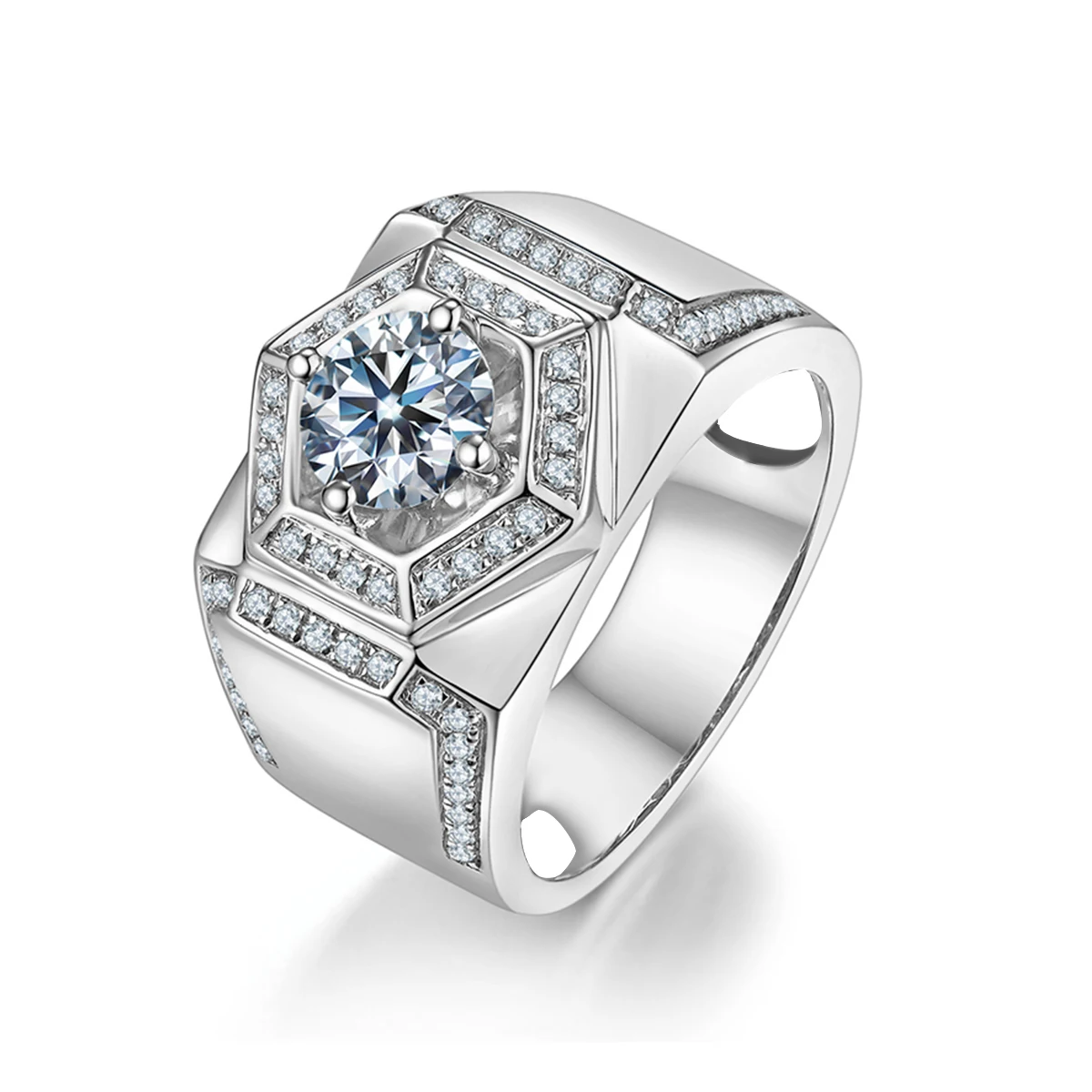 High Quality 1Carat D Color VVS1 Punk Engagement 100% 925 Sterling Silver 10K 18K White Gold Diamond moissanite men's rings
High Quality 1Carat D Color VVS1 Punk Engagement 100% 925 Sterling Silver 10K 18K White Gold Diamond moissanite men's rings