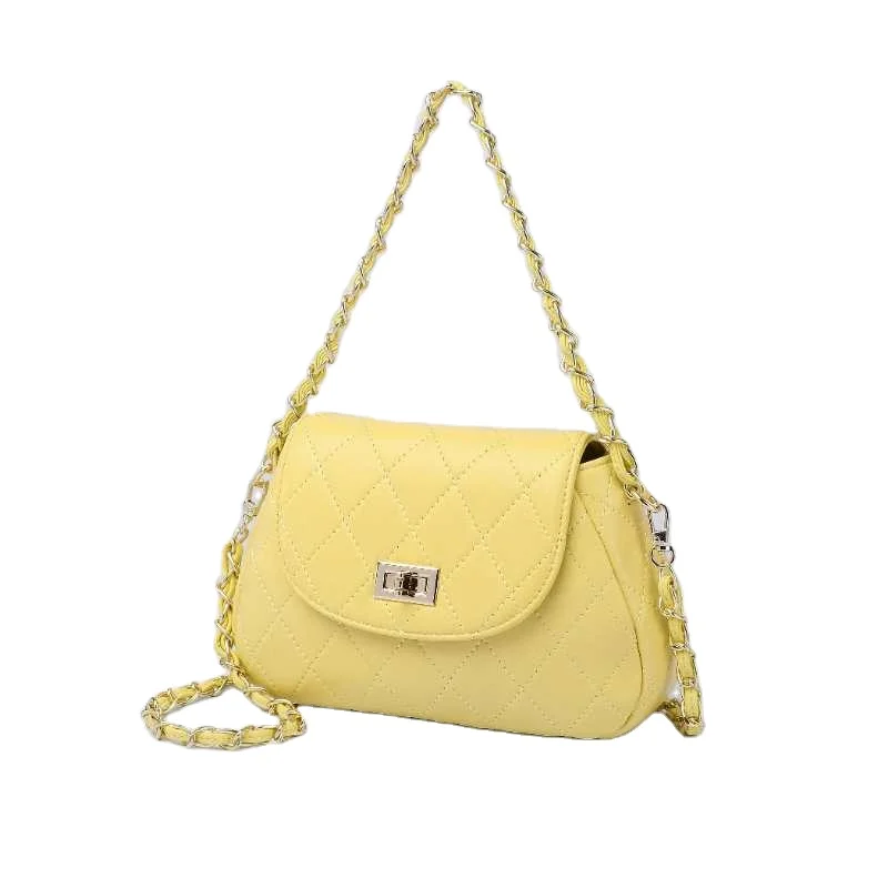 

2021 New Designer Handbag Woman Sling Sadlle Bag Lambskin Quilting Crossbody bag With Chain
