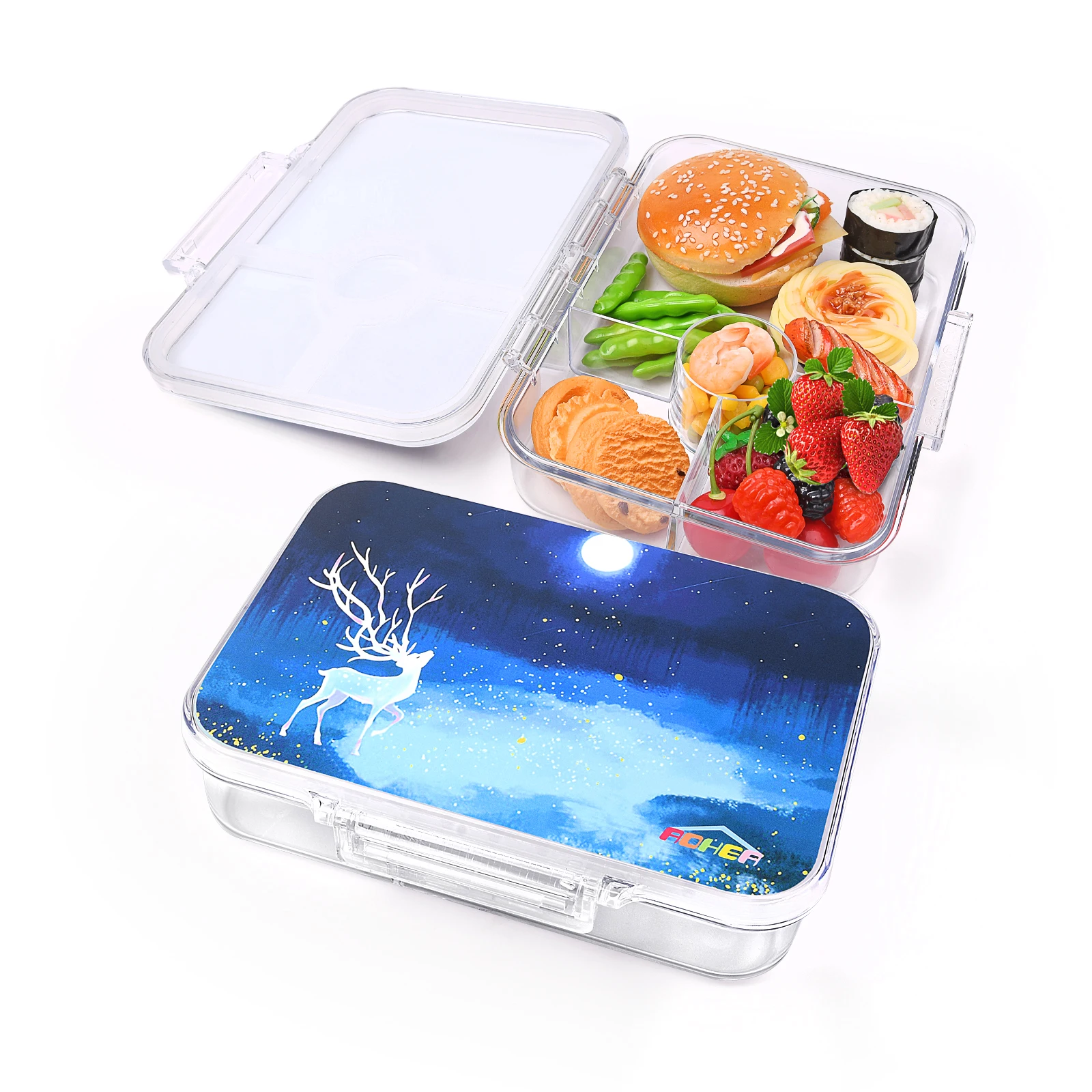 

Aohea best selling lunch box thermo children microwavable eco-friendly kids pp lunch box bento, Customized