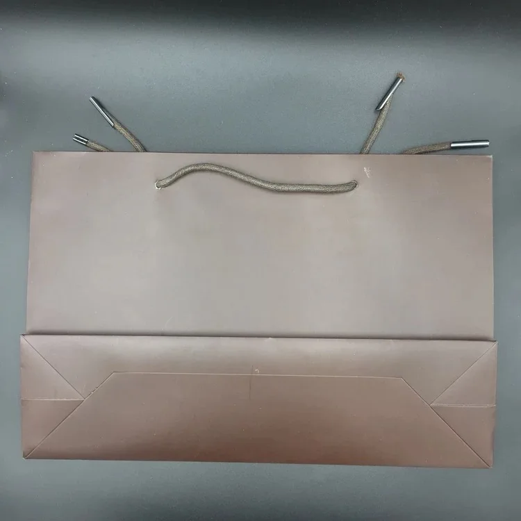 jewelry packaging tote custom printed paper handle bag with logo