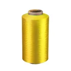 75D 100D 150D DTY yarn polyester dope dyed filament yarn for lace