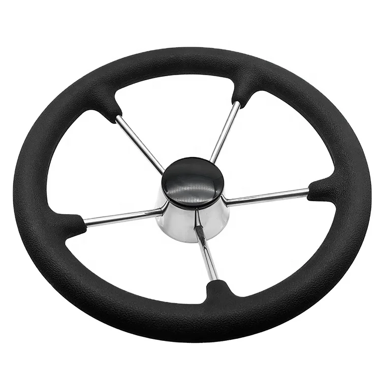 

Little dolphin boat accessories Marine Grade 316 Stainless Steel Wholesale Steering Wheels For Boat