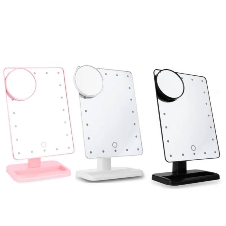Manufacturer OEM Service Portable Led Touch Sensor Mirror With Lamp Desktop Fill Light
Manufacturer OEM Service Portable Led Touch Sensor Mirror With Lamp Desktop Fill Light