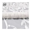 China factory Different kinds of fashionable embroidery Poly white lace tulle fabric