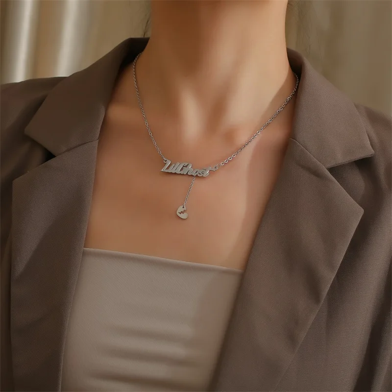 Top Sale Chain Jewelry Minimalist Jewelry Luxury Designer Stainless Steel Necklace Letter Pendant
Top Sale Chain Jewelry Minimalist Jewelry Luxury Designer Stainless Steel Necklace Letter Pendant