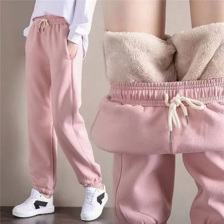 2020 Winter Women Sport Pants Sweatpants Workout Fleece Trousers Solid Thick Warm Winter Female Running Jogger Pants, Gray,black,pink
2020 Winter Women Sport Pants Sweatpants Workout Fleece Trousers Solid Thick Warm Winter Female Running Jogger Pants, Gray,black,pink