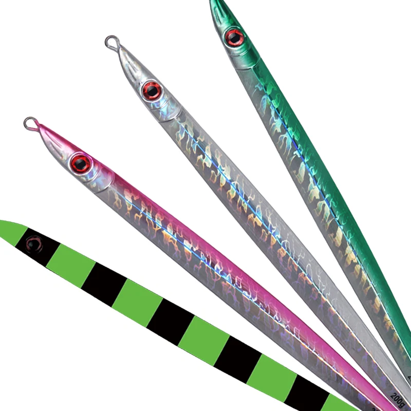 Cross-border sea fishing iron plate bait South oil deep sea fast extraction strip lead fish Luya bait glowing lure, Luminous
Cross-border sea fishing iron plate bait South oil deep sea fast extraction strip lead fish Luya bait glowing lure, Luminous