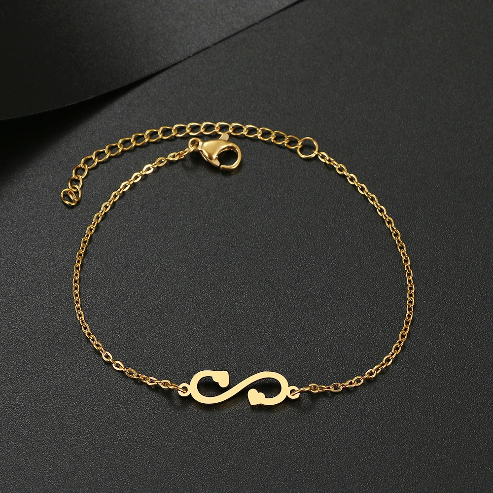 Stainless Steel Bracelets Heart Surrounded Infinity Symbol Fashion Chain Charm Bracelet For Women Jewelry Party Wife Best Gifts
Stainless Steel Bracelets Heart Surrounded Infinity Symbol Fashion Chain Charm Bracelet For Women Jewelry Party Wife Best Gifts