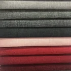 H01 2019 modern home textile upholstery faux linen fabric for sofa furniture cover and bedding use
