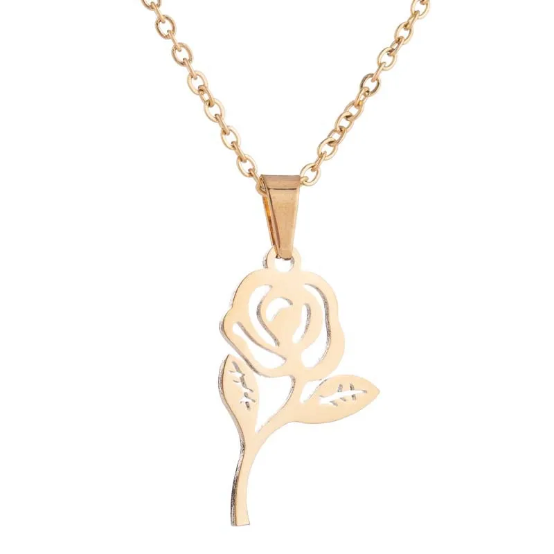 Summer new personality creative accessories hollow out rose necklace cold wind origami jewelry set Business Personalization Suit
Summer new personality creative accessories hollow out rose necklace cold wind origami jewelry set Business Personalization Suit