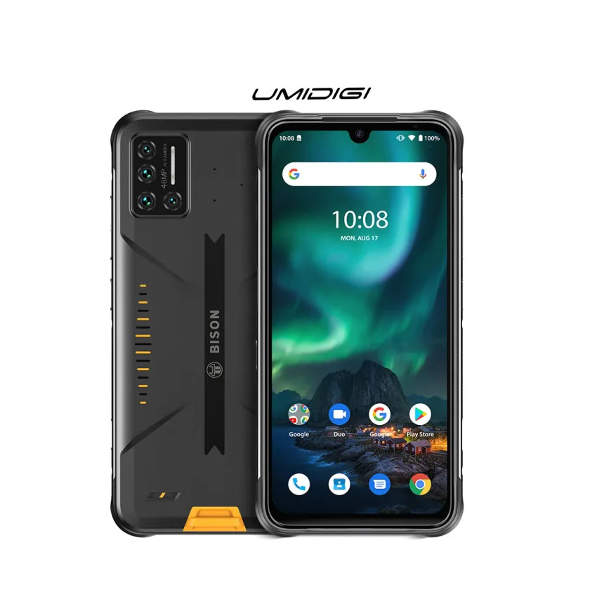 

Best Seller UMIDIGI BISON Rugged Phone 6GB+128GB 5000mAh 6.3 inch Android 10 4G NFC Global Version Smartphone