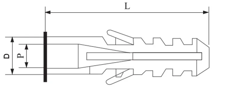 Manufacturer Supply Wall Expand Plug Expand Nail