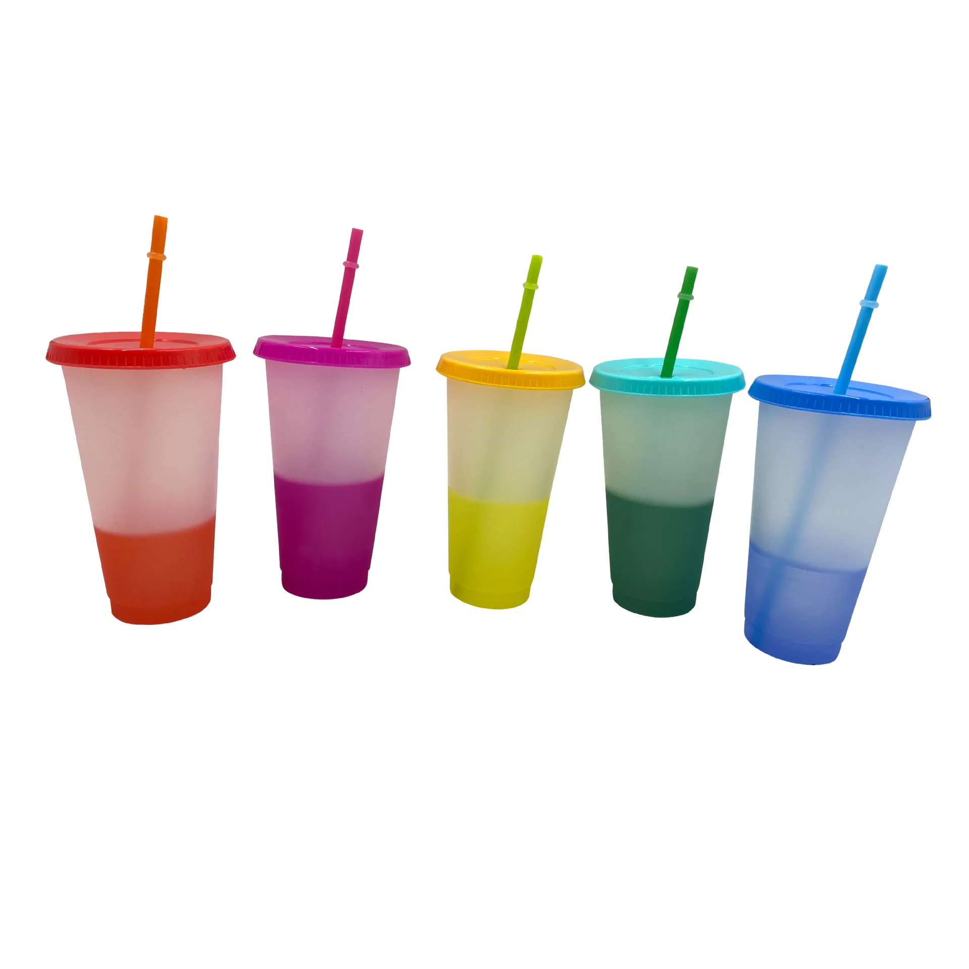 2021 Hot Selling 700ml Party Beach Plastic Magic Cup Mug Cold Discoloration bottle Color Changing Tumbler with Lid and Straw, Customized color
2021 Hot Selling 700ml Party Beach Plastic Magic Cup Mug Cold Discoloration bottle Color Changing Tumbler with Lid and Straw, Customized color