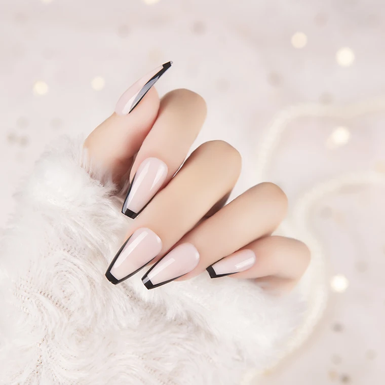 finest factory supplies reusable customize wholesale price coffin ballerina shape nude color french nail press on fake nails
finest factory supplies reusable customize wholesale price coffin ballerina shape nude color french nail press on fake nails