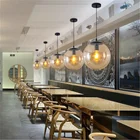 Glass Globe Led Hanging Lamp Fixtures Indoor Lighting Modern Bolle Lamp Led Pendant Light