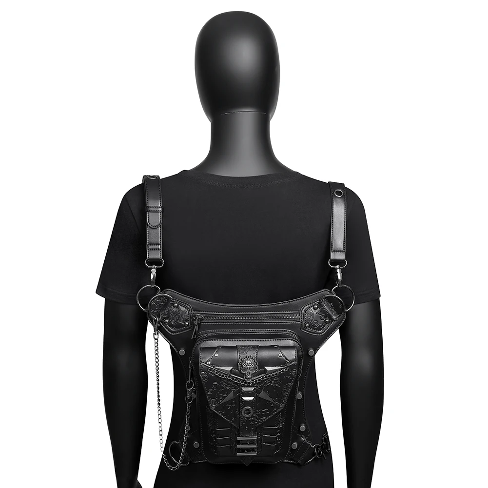 Chain package tactical knight multiback fanny pack spot punk tote bags women leather purses fashion backpack
Chain package tactical knight multiback fanny pack spot punk tote bags women leather purses fashion backpack