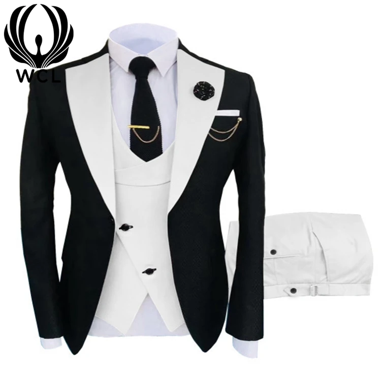 3 Piece Slim Fit Vestidos Elegantes Noche Custom Trending Tuxedo Wedding Blazer Mens Suit
3 Piece Slim Fit Vestidos Elegantes Noche Custom Trending Tuxedo Wedding Blazer Mens Suit