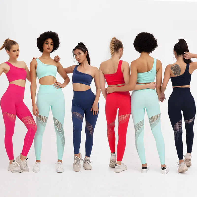 2020 Ins Hot Custom Logo Knit Seamless High Waist Leggings Sexy Single Shoulder Fitness Sports Bra Yoga Sets, Pic
2020 Ins Hot Custom Logo Knit Seamless High Waist Leggings Sexy Single Shoulder Fitness Sports Bra Yoga Sets, Pic