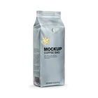 Kraft paper aluminum composite valve zipper eco friendly printing plastic coffee packaging bags