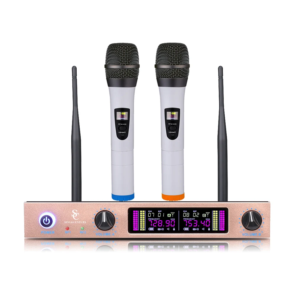 Alibab a Hot Sale Professional UHF Wireless Microphone System For Pro Audio Stage And Karaoke Handheld Microphone
Alibab a Hot Sale Professional UHF Wireless Microphone System For Pro Audio Stage And Karaoke Handheld Microphone