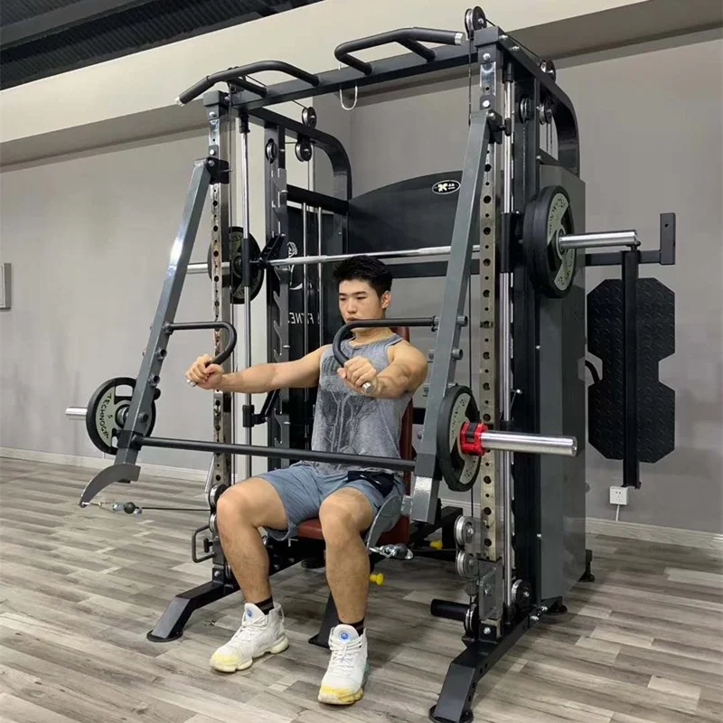 Multi-functional strength Squat Rack machine Smiths Machine gym trainer, Customized
Multi-functional strength Squat Rack machine Smiths Machine gym trainer, Customized