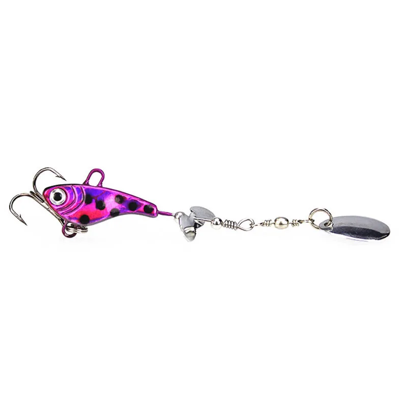 Propeller metal spinner sequin lead fishing lure bait with water drop sequin and treble hook 
Propeller metal spinner sequin lead fishing lure bait with water drop sequin and treble hook