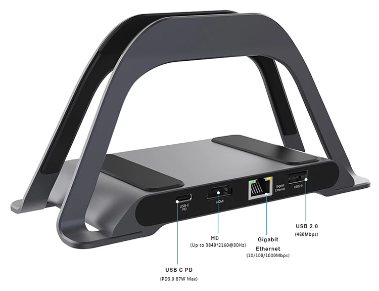 Ubs C Dock 10 In 1 U2 Usb30 Usb Thunderbold 4 Quick Hub Charger 10Gbe Ethernat Thunderbolt 3 40Gbps Wifi Station Recplicator