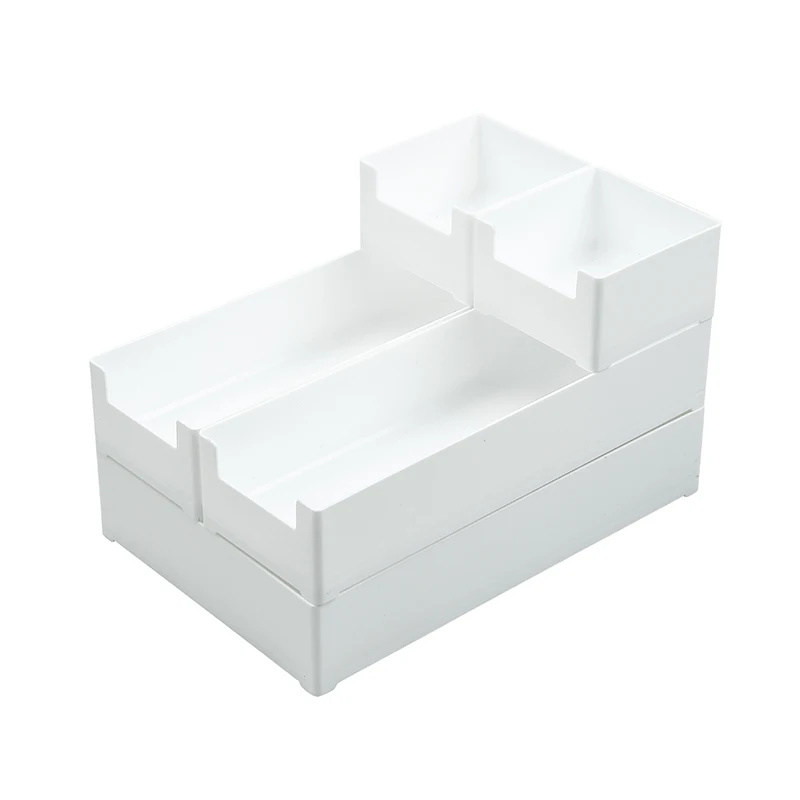 High Quality stacable Bedroom drawer organizer drawer divider adjustable Kitchen plastic storage box cosmetic organiser, White,grey
High Quality stacable Bedroom drawer organizer drawer divider adjustable Kitchen plastic storage box cosmetic organiser, White,grey